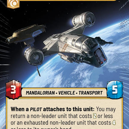 Razor Crest - Ride For Hire (957) (Hyperspace Foil) (957) [Jump to Lightspeed]