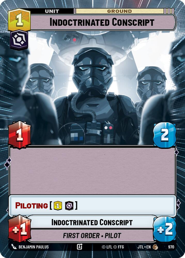 Indoctrinated Conscript (970) (Hyperspace Foil) (970) [Jump to Lightspeed]