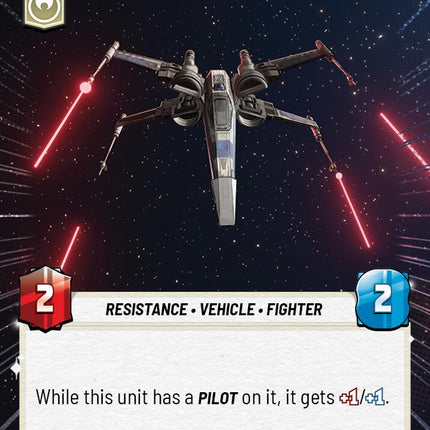 Resistance X-Wing (981) (Hyperspace Foil) (981) [Jump to Lightspeed]