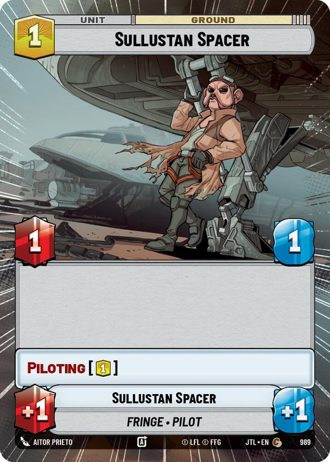 Sullustan Spacer (989) (Hyperspace Foil) (989) [Jump to Lightspeed]