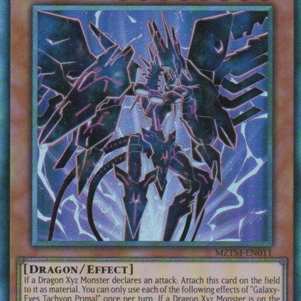Galaxy-Eyes Tachyon Primal (Collector's Rare) [MZTM-EN011] Collector's Rare