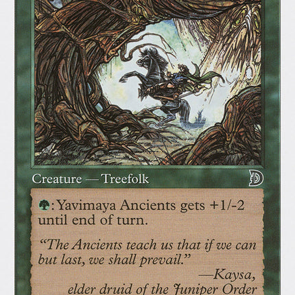 Yavimaya Ancients (Horse Art) [Deckmasters]