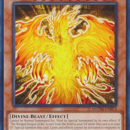 The Winged Dragon of Ra - Immortal Phoenix [MZTM-EN074] Rare