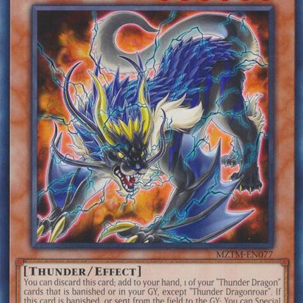 Thunder Dragonroar [MZTM-EN077] Rare