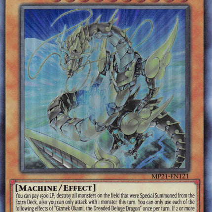 Gizmek Okami, the Dreaded Deluge Dragon [MP21-EN121] Super Rare