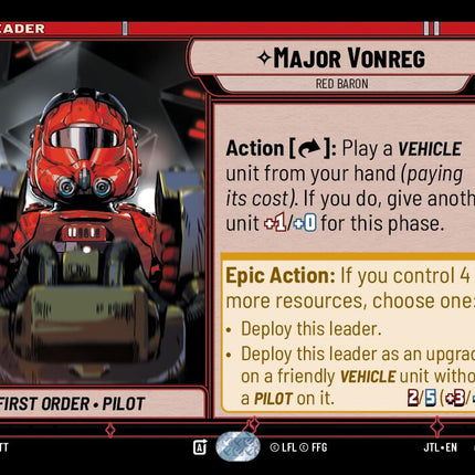 Major Vonreg - Red Baron (011/262) (011/262) [Jump to Lightspeed]
