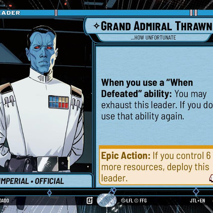 Grand Admiral Thrawn - ...How Unfortunate (264) (Hyperspace) (264) [Jump to Lightspeed]
