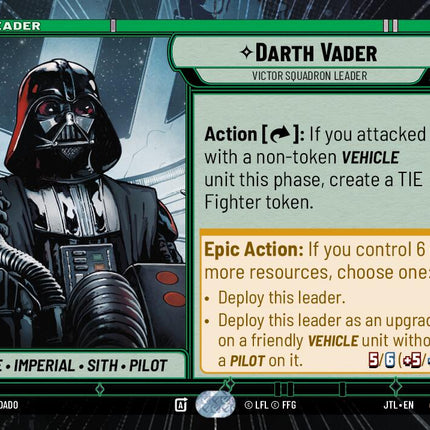 Darth Vader - Victor Squadron Leader (268) (Hyperspace) (268) [Jump to Lightspeed]