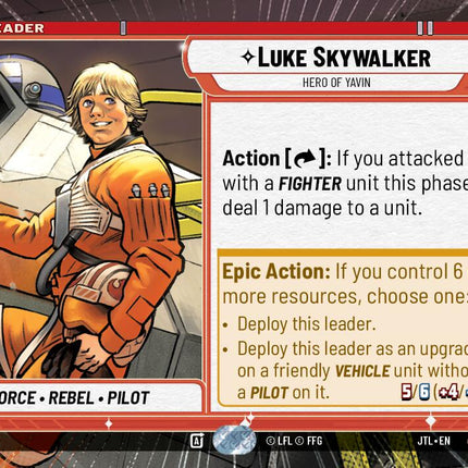 Luke Skywalker - Hero of Yavin (274) (Hyperspace) (274) [Jump to Lightspeed]