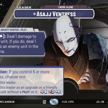 Asajj Ventress - I Work Alone (997) (Showcase) (997) [Jump to Lightspeed]