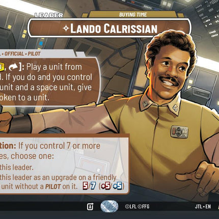 Lando Calrissian - Buying Time (999) (Showcase) (999) [Jump to Lightspeed]