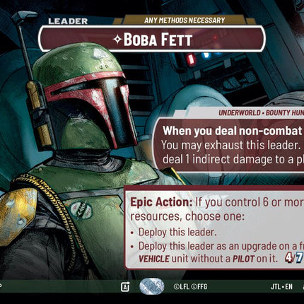 Boba Fett - Any Methods Necessary (1005) (Showcase) (1005) [Jump to Lightspeed]