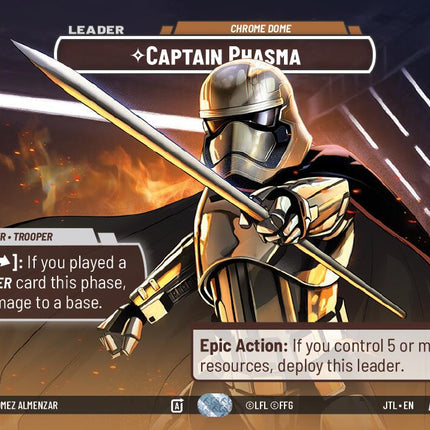 Captain Phasma - Chrome Dome (1006) (Showcase) (1006) [Jump to Lightspeed]
