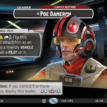 Poe Dameron - I Can Fly Anything (1009) (Showcase) (1009) [Jump to Lightspeed]