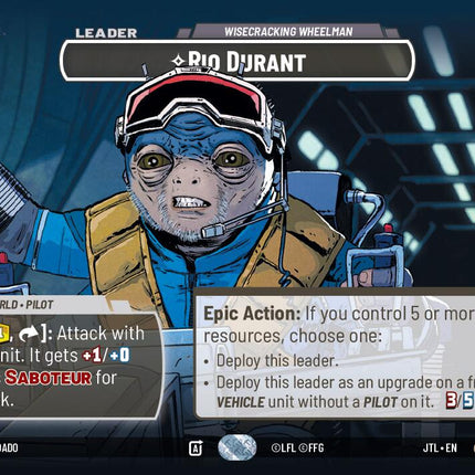 Rio Durant - Wisecrack Wheelman (1011) (Showcase) (1011) [Jump to Lightspeed]