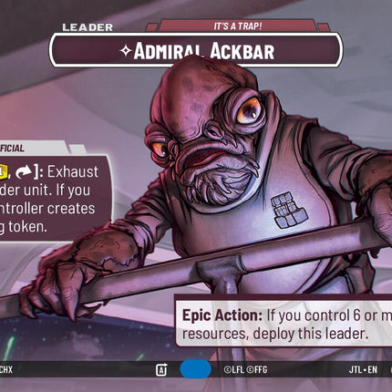 Admiral Ackbar - It's A Trap! (1012) (Showcase) (1012) [Jump to Lightspeed]