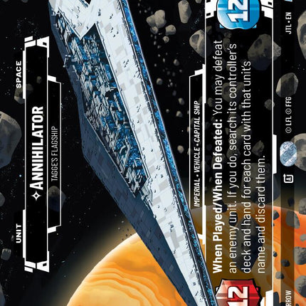 Annihilator - Tagge's Flagship (1054) (Prestige Foil) (1054) [Jump to Lightspeed]