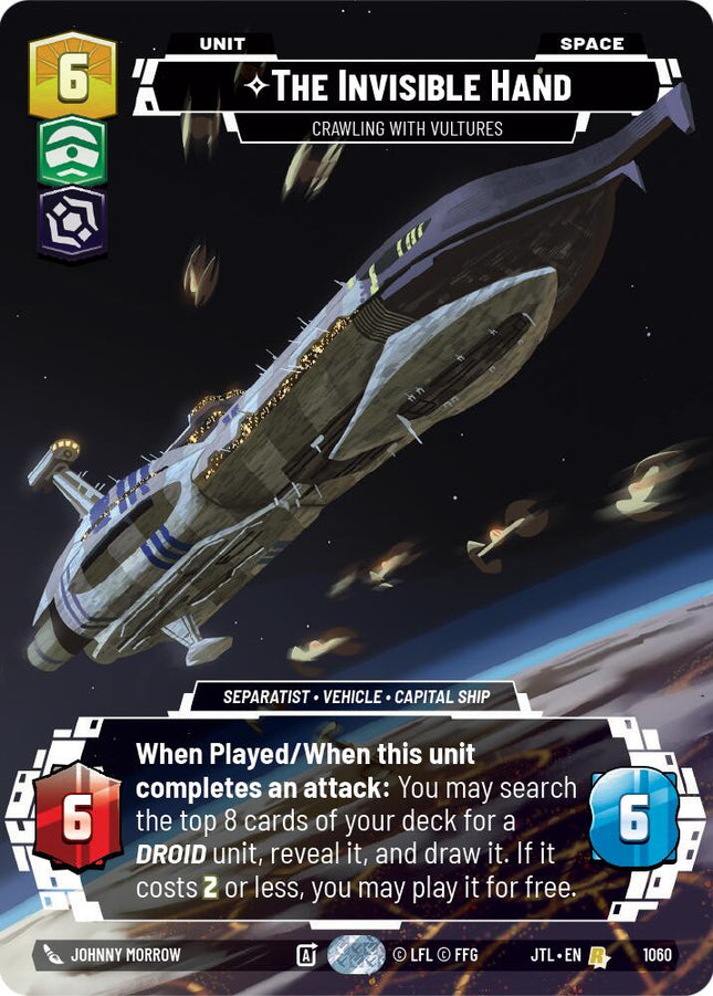 The Invisible Hand - Crawling With Vultures (1060) (Prestige Foil) (1060) [Jump to Lightspeed]
