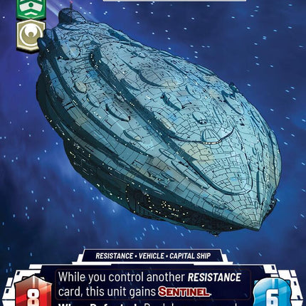 Raddus - Holdo's Final Command (1064) (Prestige Foil) (1064) [Jump to Lightspeed]