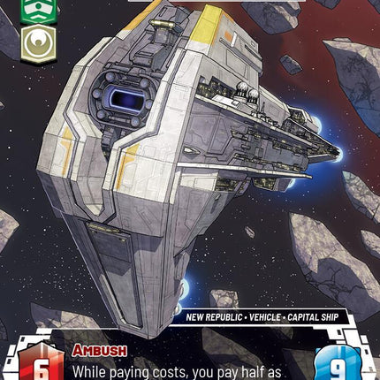 The Starhawk - Prototype Battleship (1065) (Prestige Foil) (1065) [Jump to Lightspeed]