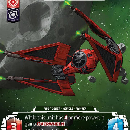 Vonreg's TIE Interceptor - Ace of the First Order (1066) (Prestige Foil) (1066) [Jump to Lightspeed]