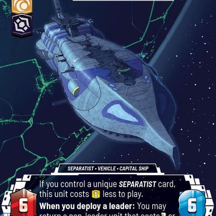 Invincible - Naval Adversary (1076) (Prestige Foil) (1076) [Jump to Lightspeed]