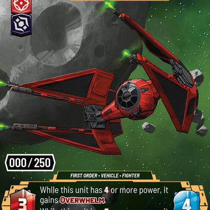 Vonreg's TIE Interceptor - Ace of the First Order (1102) (Serialized) (1102) [Jump to Lightspeed]