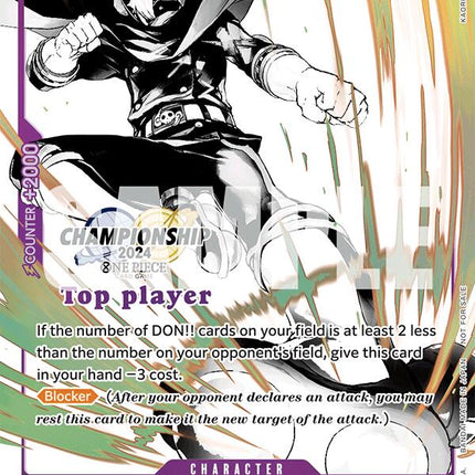Sanji (Championship 2024 Top Player Pack Vol. 2) [One Piece Promotion Cards]