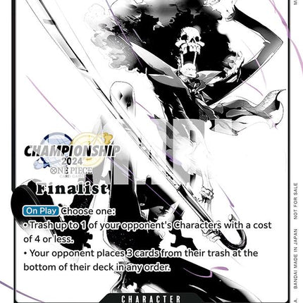 Brook (Championship 2024 Card Set Vol. 2) [Finalist] [One Piece Promotion Cards]