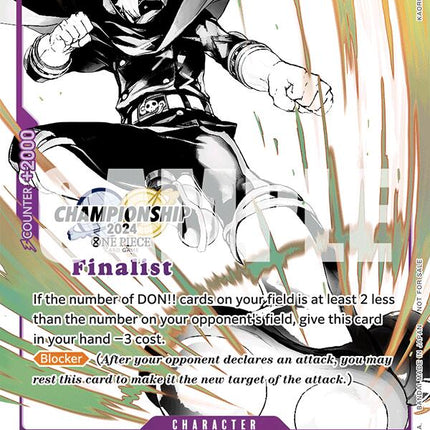 Sanji (Championship 2024 Card Set Vol. 2) [Finalist] [One Piece Promotion Cards]