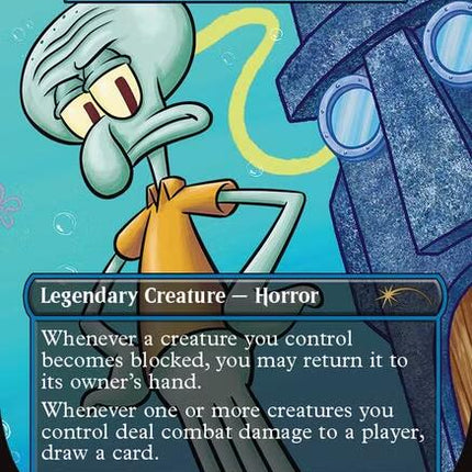 Squidward, Sarcastic Snob - Grazilaxx, Illithid Scholar [Secret Lair Drop Series]