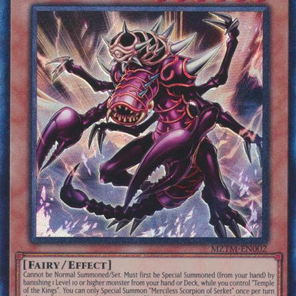 Merciless Scorpion of Serket (Collector's Rare) [MZTM-EN002] Ultra Rare