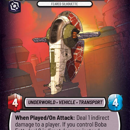 Fett's Firespray - Feared Silhouette (18) (18) [Jump to Lightspeed: Weekly Play]