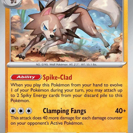 Lycanroc (085/159) [Scarlet & Violet: Journey Together]