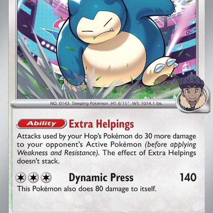 Hop's Snorlax (117/159) [Scarlet & Violet: Journey Together]