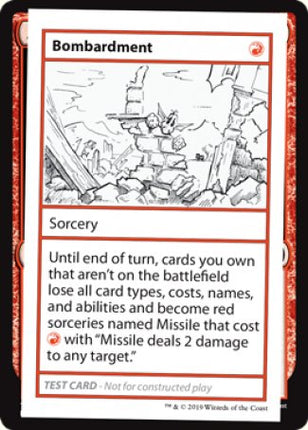 Bombardment (2021 Edition) [Mystery Booster Playtest Cards]