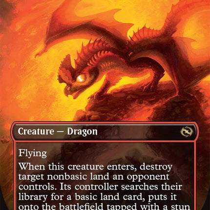Magmatic Hellkite (Borderless) [Tarkir: Dragonstorm]