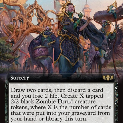 Welcome the Dead (Extended Art) [Tarkir: Dragonstorm Commander]