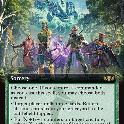 Will of the Sultai (Extended Art) [Tarkir: Dragonstorm Commander]