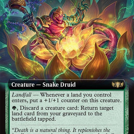 Floral Evoker (Extended Art) [Tarkir: Dragonstorm Commander]