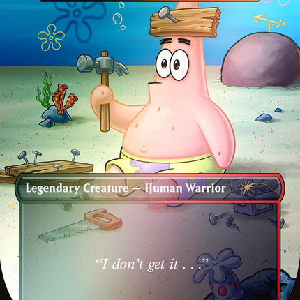 Patrick Star - Barktooth Warbeard (Rainbow Foil) [Secret Lair Drop Series]