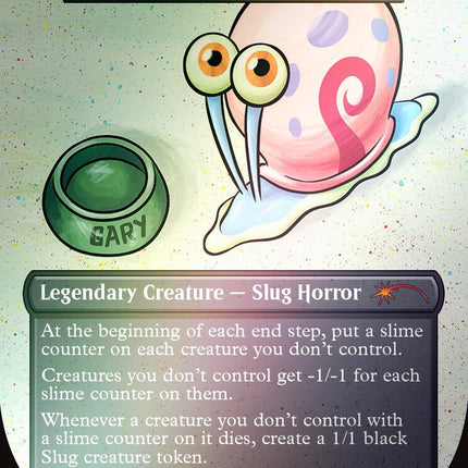 Gary, the Snail - Toxrill, the Corrosive (Rainbow Foil) [Secret Lair Drop Series]