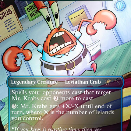 Mr. Krabs, Penny Pincher - Charix, the Raging Isle (Rainbow Foil) [Secret Lair Drop Series]