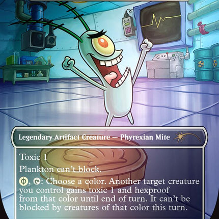 Plankton, Tiny Tyrant - Shrelv, Defector Mite (Rainbow Foil) [Secret Lair Drop Series]