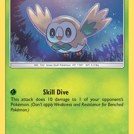 Rowlet (18/236) [Sun & Moon: Cosmic Eclipse]