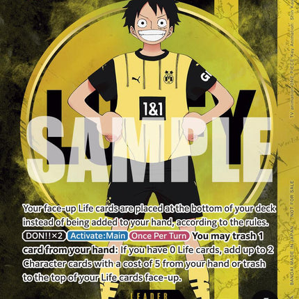 Monkey.D.Luffy (BVB x One Piece Campaign) [One Piece Promotion Cards]