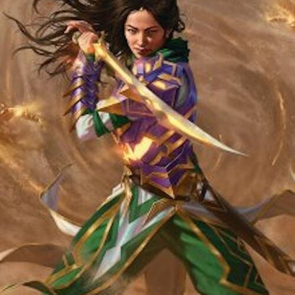 Descendant of Storms Art Card (2/54) [Tarkir: Dragonstorm Art Series]