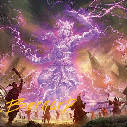Smile at Death Art Card (4/54) (Gold-Stamped Signature) [Tarkir: Dragonstorm Art Series]