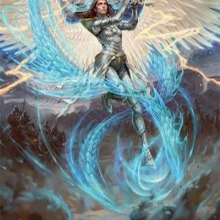 Elspeth, Storm Slayer Art Card (49/54) [Tarkir: Dragonstorm Art Series]