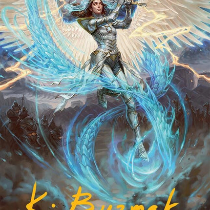 Elspeth, Storm Slayer Art Card (49/54) (Gold-Stamped Signature) [Tarkir: Dragonstorm Art Series]